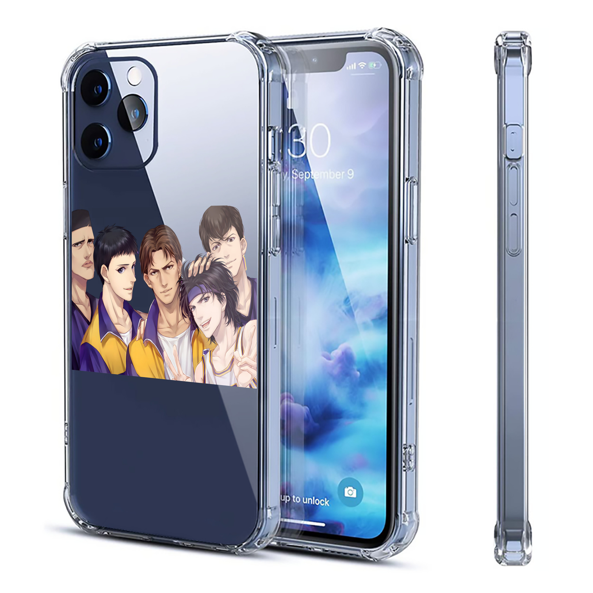 （画像用） SLAM DUNK／スラムダンク 【iPhone 12シリーズ対応】透明スマホケース（クリアソフトケース）